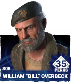 S08 | William "Bill" Overbeck (35 Perks) S08 | William "Bill" Overbeck (35 Perks)